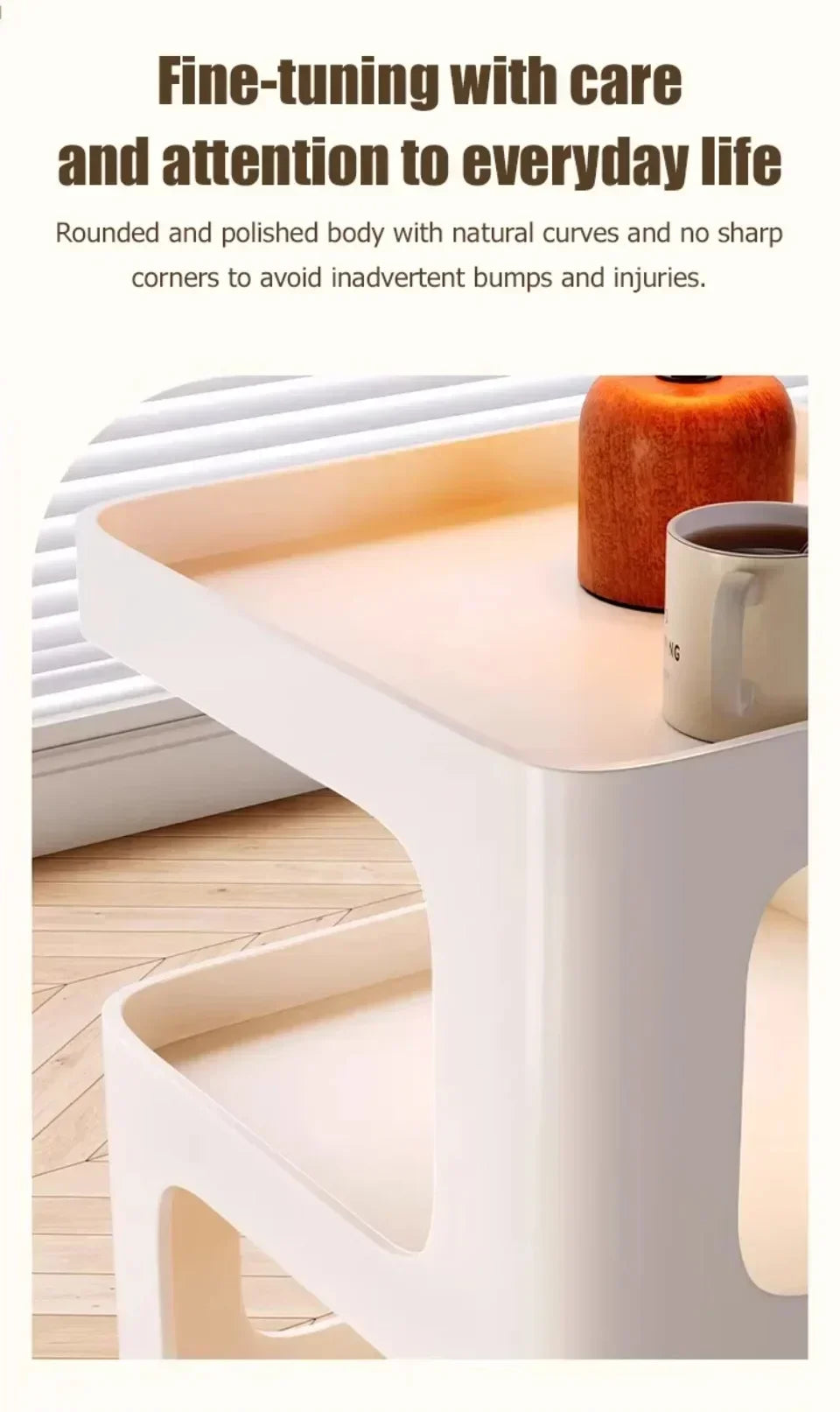 Luxury Sofa Table Solid Color Living Room Small Coffee Table Bedroom Simple Bedside Table Creative Computer Desk