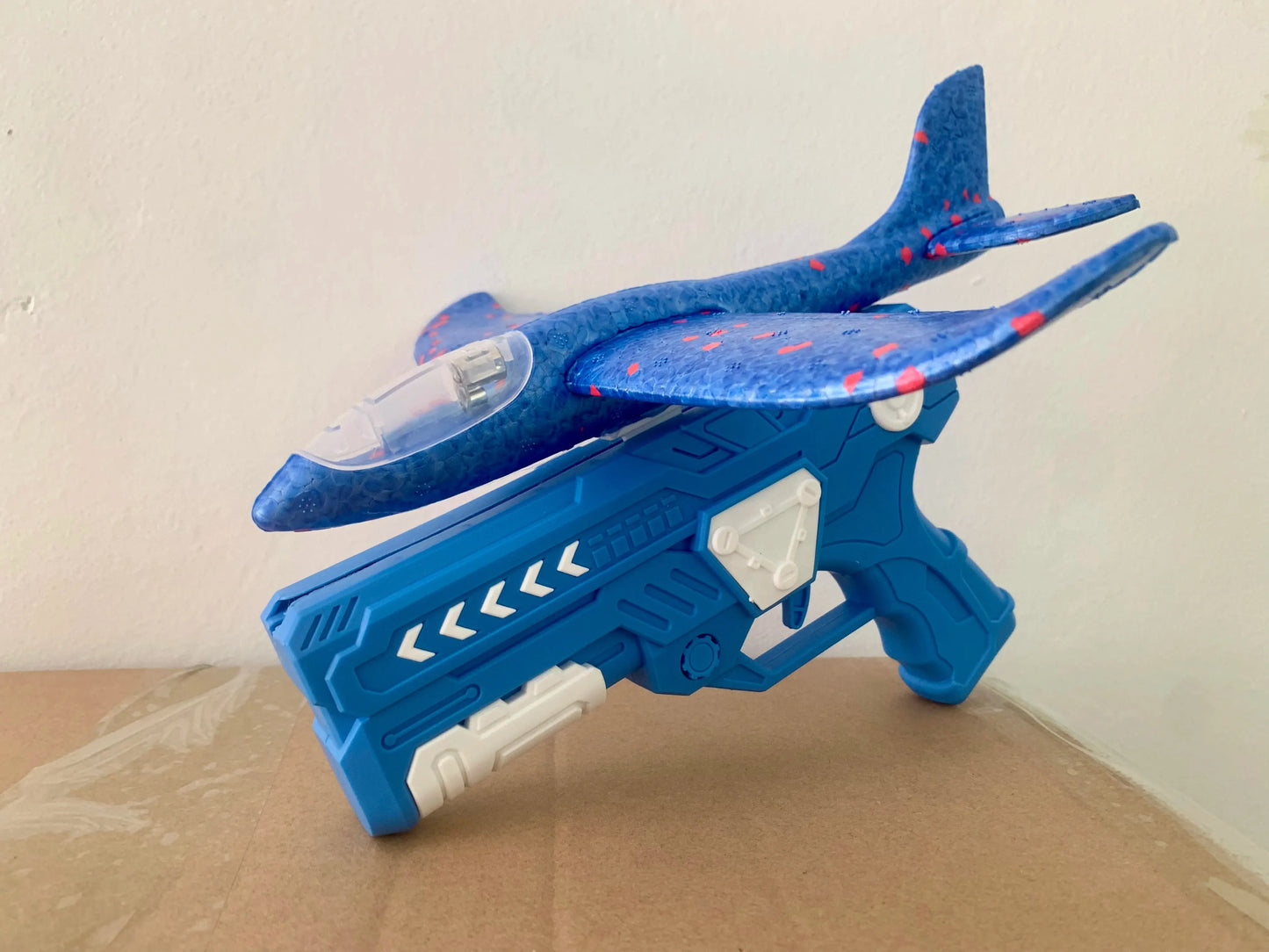 Glowing Foam Aircraft 10M Launcher Catapult Glider