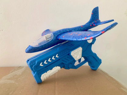 Glowing Foam Aircraft 10M Launcher Catapult Glider