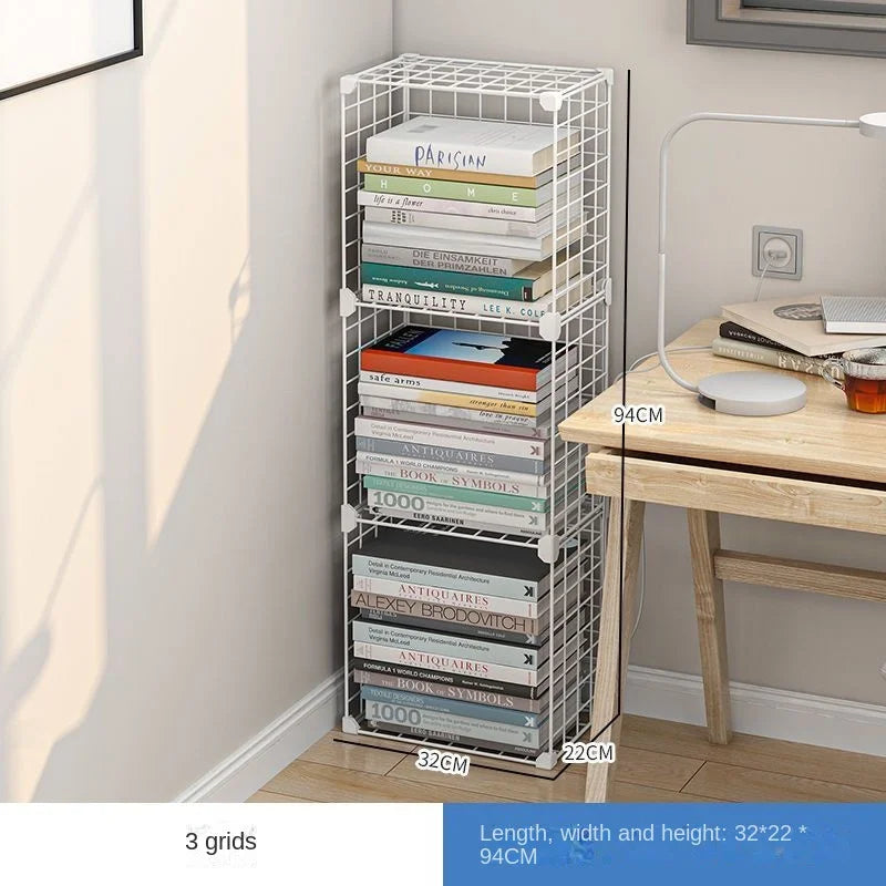 Furniture Floating Bookshelf Bookcase For Books Home Storage Toy Desk Organization Room Shelves Mobile Library