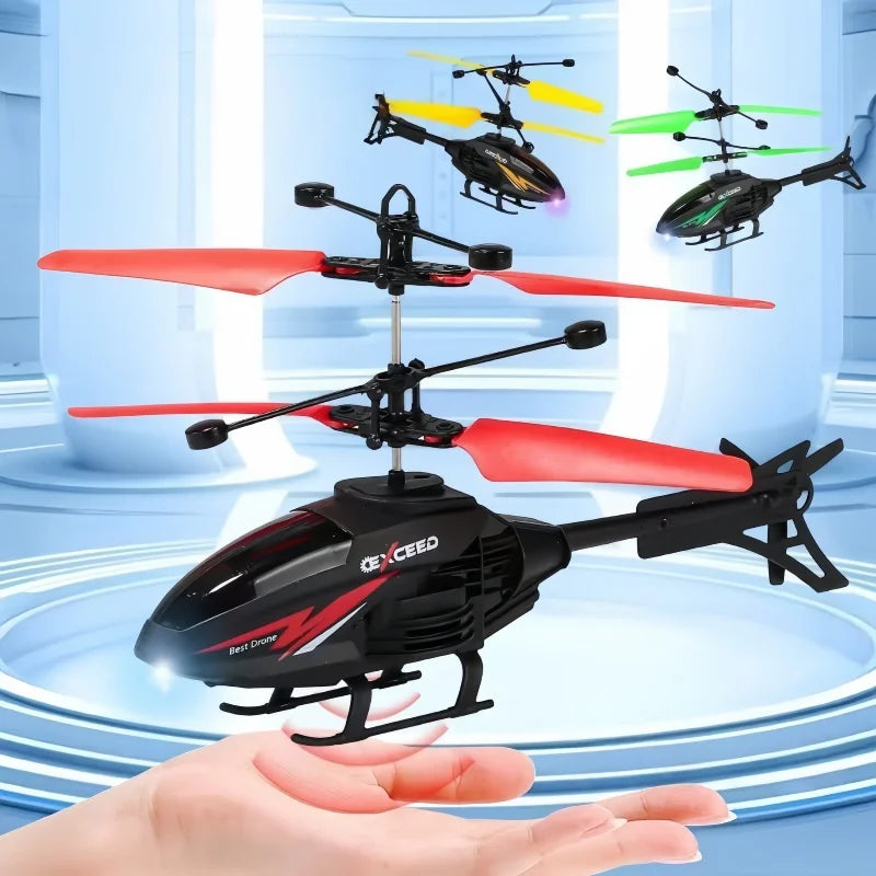 Induction helicopter charged remote control