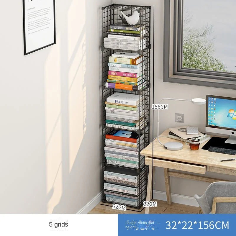 Furniture Floating Bookshelf Bookcase For Books Home Storage Toy Desk Organization Room Shelves Mobile Library