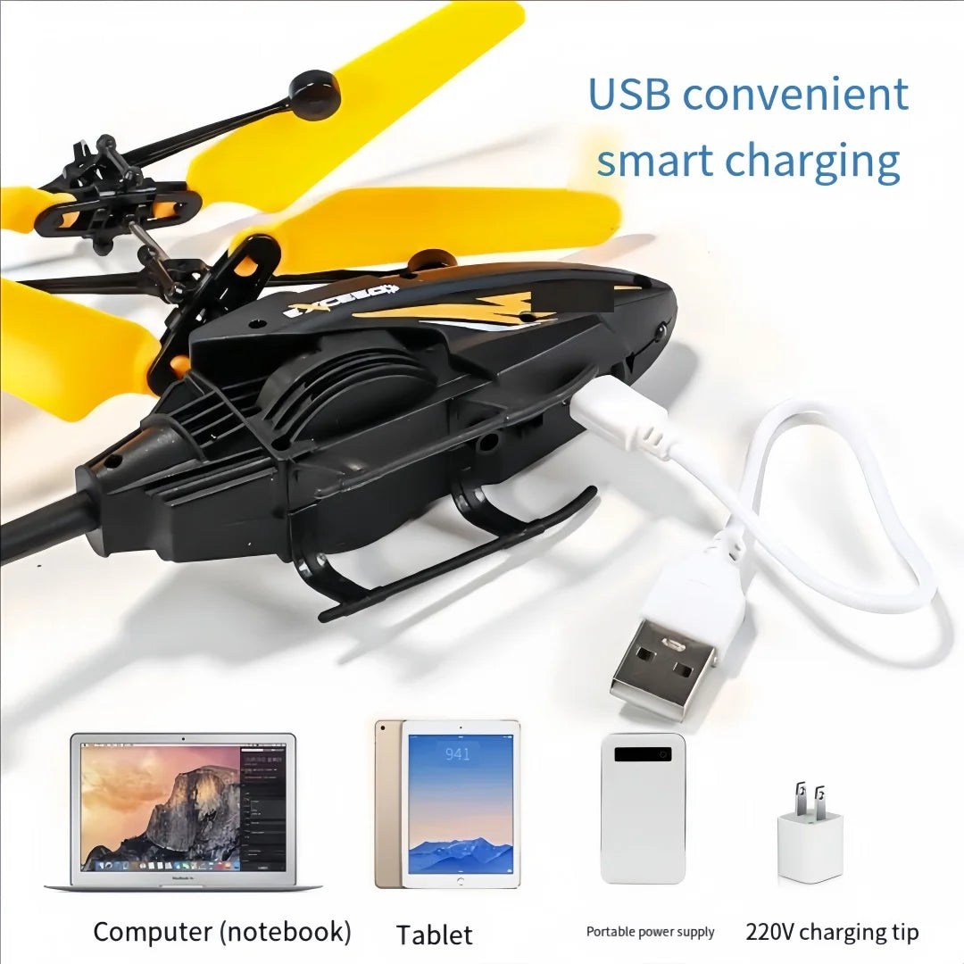 Induction helicopter charged remote control