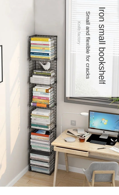 Furniture Floating Bookshelf Bookcase For Books Home Storage Toy Desk Organization Room Shelves Mobile Library
