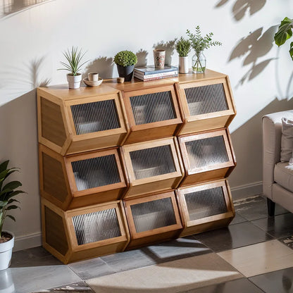 Bucket cabinet, storage cabinet, bedroom, living room, bookshelf, toys, snacks, storage and sorting cabinet can be stacked