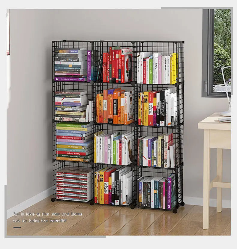 Furniture Floating Bookshelf Bookcase For Books Home Storage Toy Desk Organization Room Shelves Mobile Library