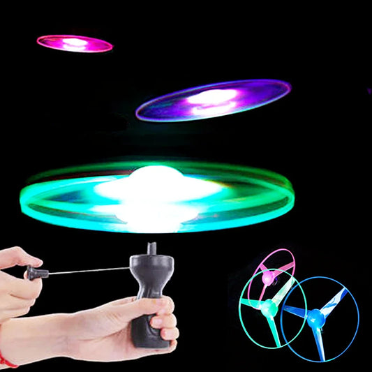 Kids Luminous Flying Disc Propeller Toys LED