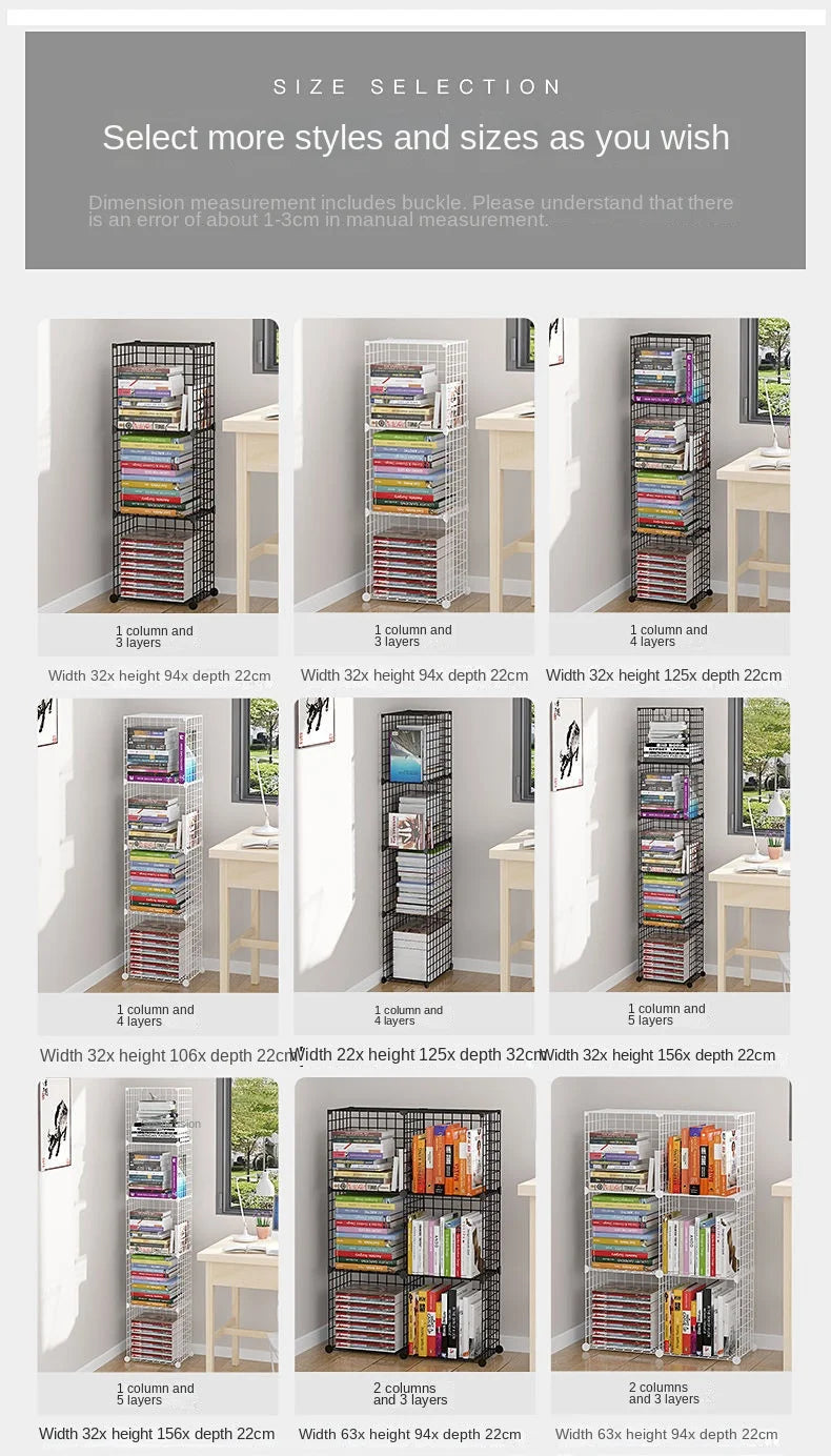 Furniture Floating Bookshelf Bookcase For Books Home Storage Toy Desk Organization Room Shelves Mobile Library