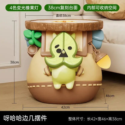 Coffee Table Acorn Lamp Living Room TV Cabinet Sofa Coffee Table Decoration Mesas De Centro Para Sala
