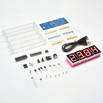 Electronic Clock DIY KIT LED Microcontroller Kit Digital Clock