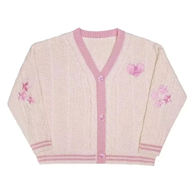 Cardigan For women Bird Embroidery Special Knit 1989 taylor Cardigan Slouchy Style Vintage Sweater
