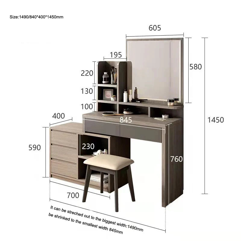 Modern Furniture Dresser Vanity Dressing Table