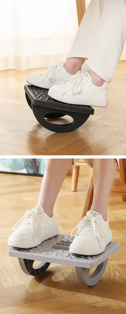 Ergonomic Office Foot Rest Stool Under Desk Adjustable Height Comfortable Footrest for Home Office Workstation Sofa