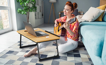 Tray table, notebook computer and writing table, notebook computer bed support