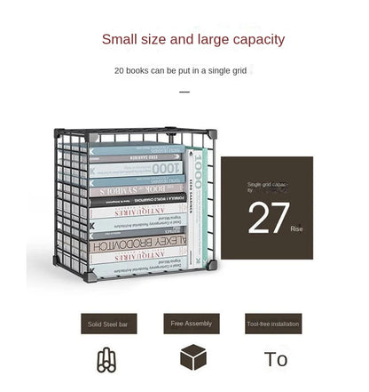 Furniture Floating Bookshelf Bookcase For Books Home Storage Toy Desk Organization Room Shelves Mobile Library