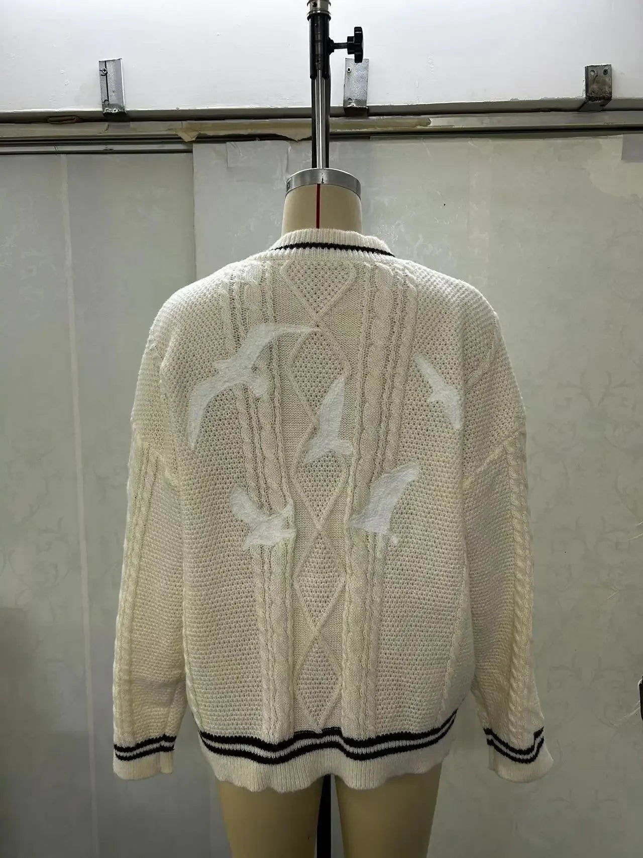 Cardigan For women Bird Embroidery Special Knit 1989 taylor Cardigan Slouchy Style Vintage Sweater
