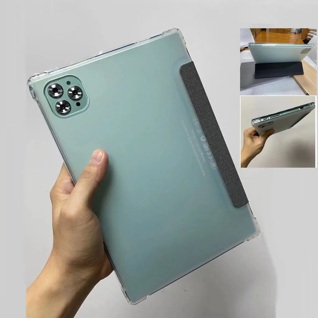 10.1'' Universal Case For 10 10.1 inch Android Tablet PC Transparent TPU Soft Silicone Protective Case Tablets Protective Cover