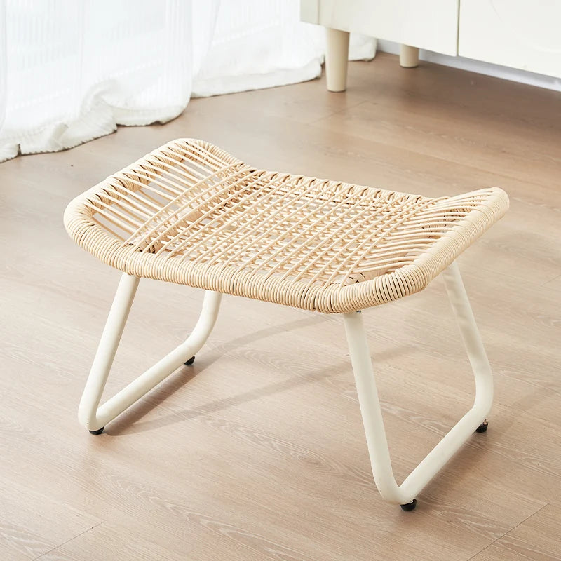 Footrest Stool Ottoman Pedal Leg Support Changing Seat Sofa Shoe Bench Entryway