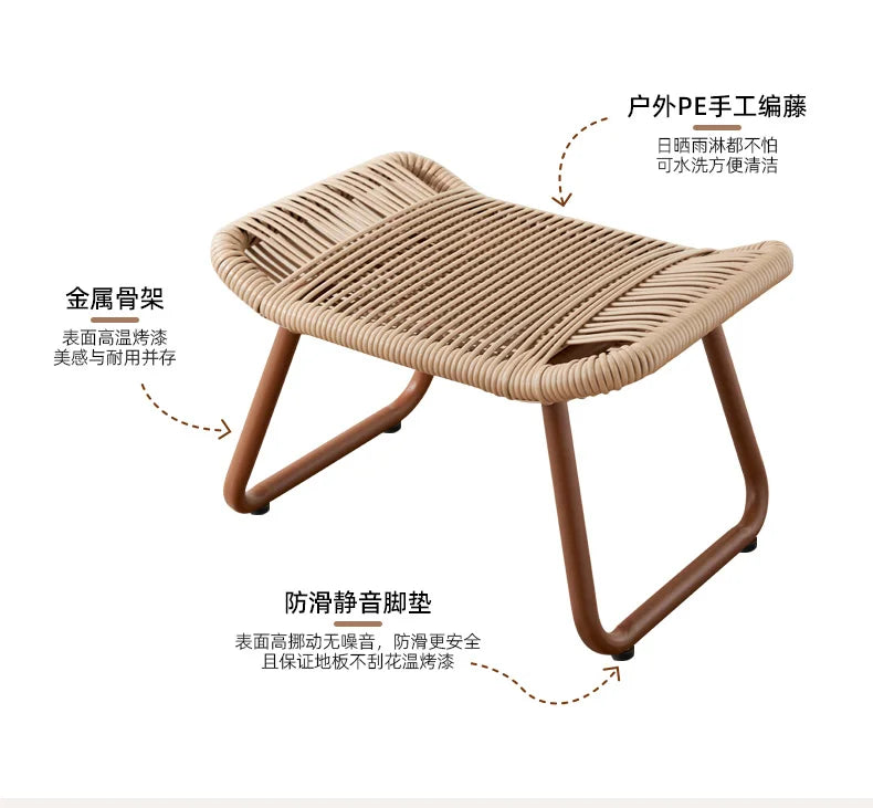 Footrest Stool Ottoman Pedal Leg Support Changing Seat Sofa Shoe Bench Entryway