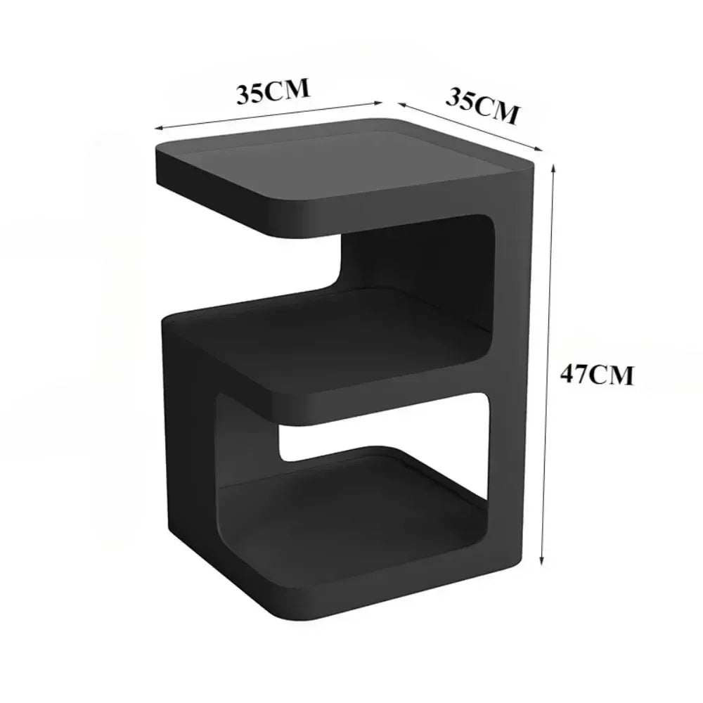 Luxury Sofa Table Solid Color Living Room Small Coffee Table Bedroom Simple Bedside Table Creative Computer Desk