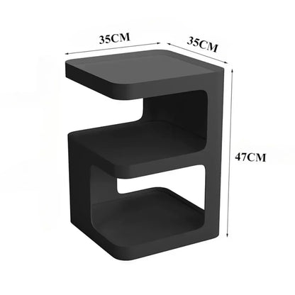 Luxury Sofa Table Solid Color Living Room Small Coffee Table Bedroom Simple Bedside Table Creative Computer Desk