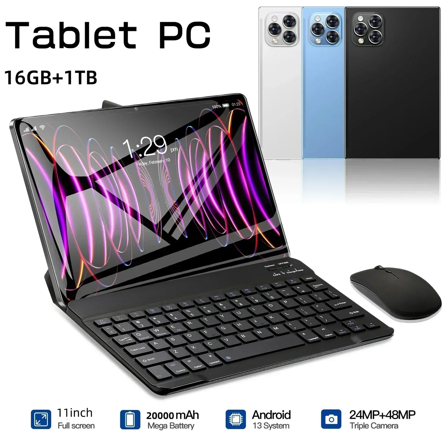2025 NEW Pad 15 Pro Tablet Android 14 22GB+2TB 20000mAh Snapdragon 888 Original Tablets PC 5G Dual SIM Card WIFI HD 4K Mi Tab