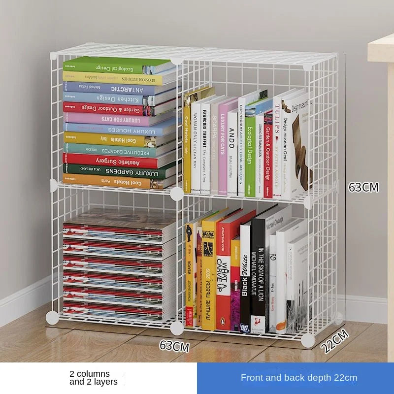 Furniture Floating Bookshelf Bookcase For Books Home Storage Toy Desk Organization Room Shelves Mobile Library