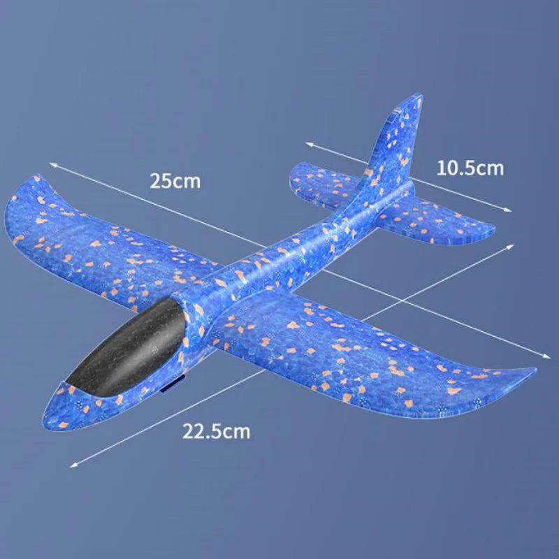 Glowing Foam Aircraft 10M Launcher Catapult Glider