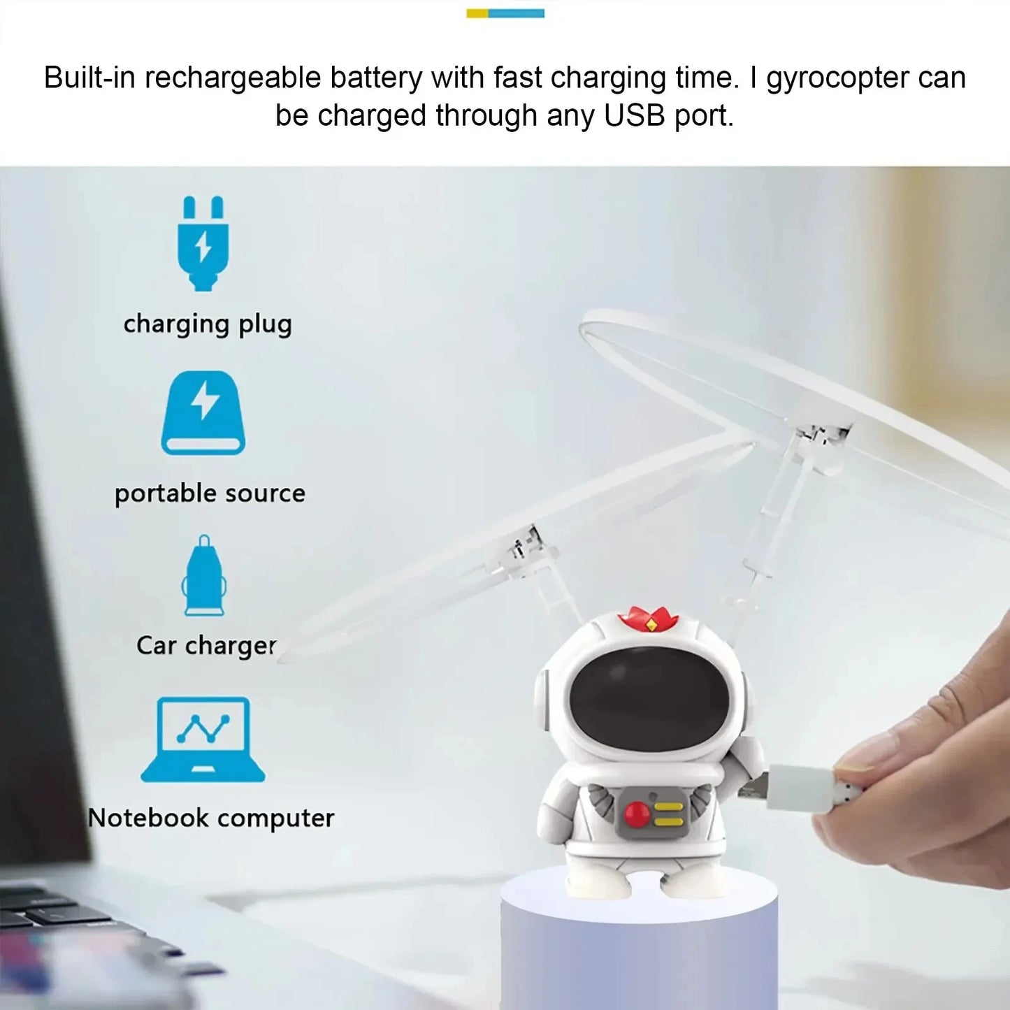 Creative Mini Astronaut Drone Cartoon Spaceman