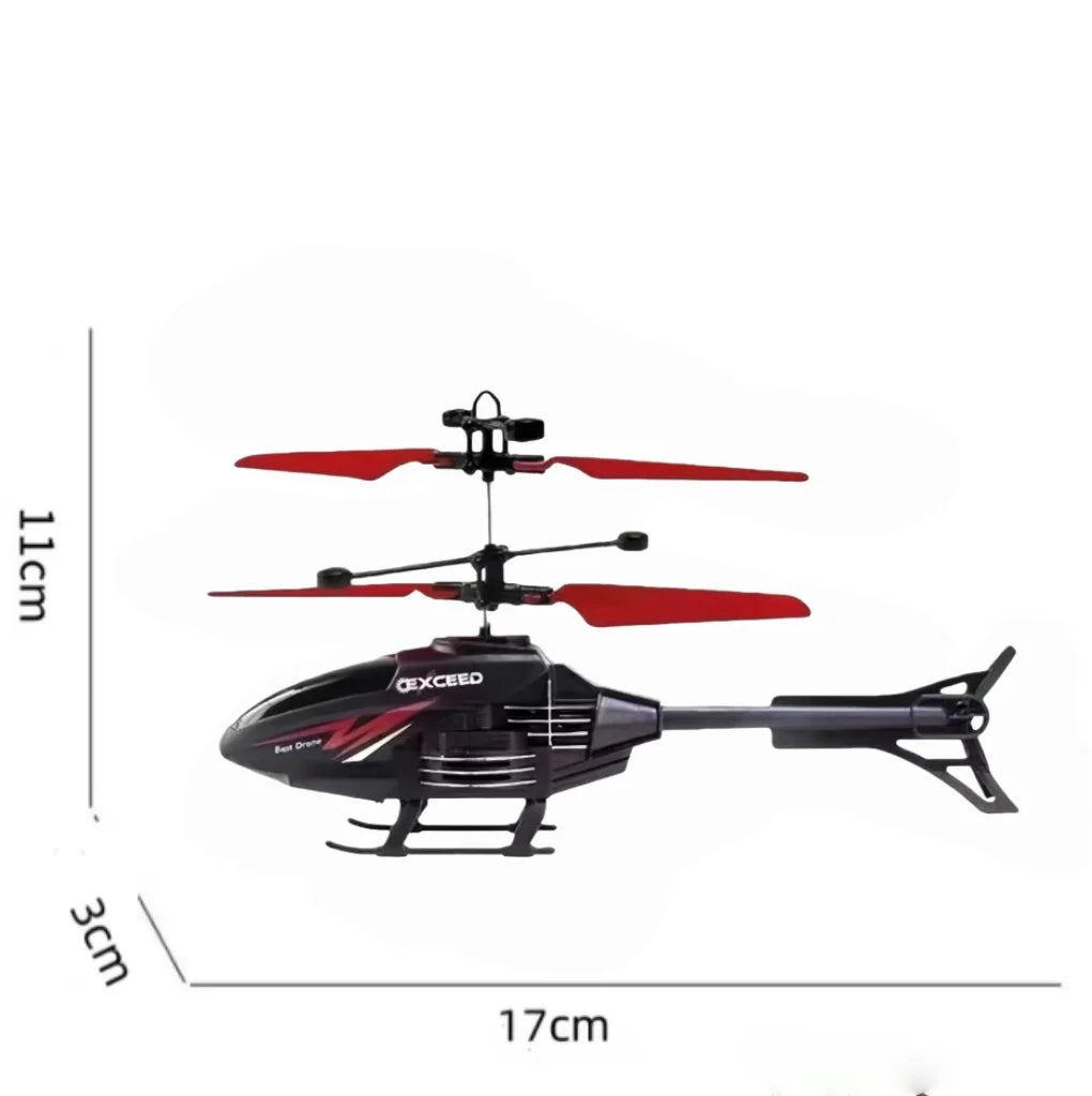 Induction helicopter charged remote control