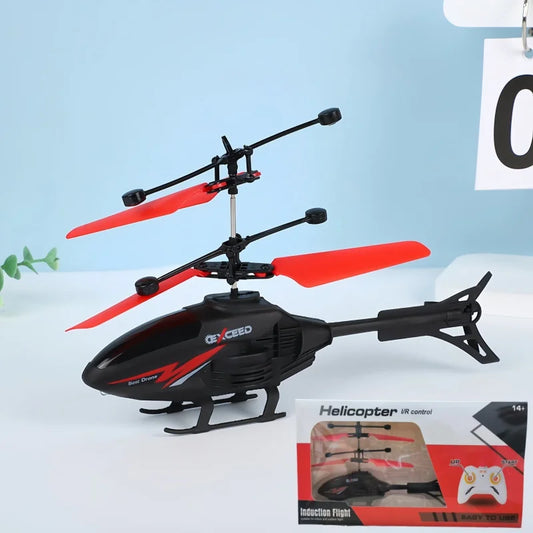 Induction helicopter charged remote control