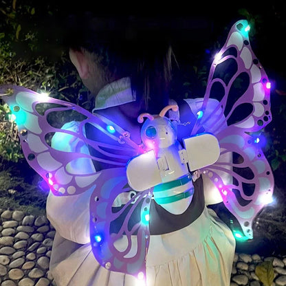 Electric Butterfly Wings Moving Elf Wing with Light