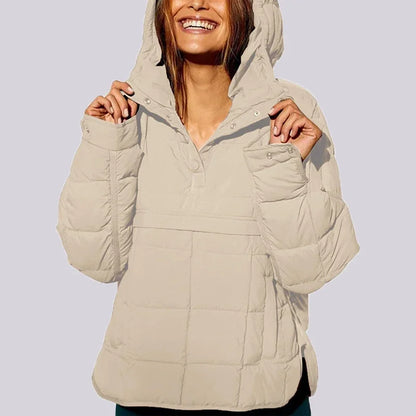 Winter Coat Women Casual Hoodies Jackets For Women Fashion Pocket Warm Long Sleeve Outerwear 2023
