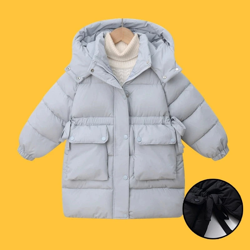 2025 New Winter Clothing for Girls Down Cotton Jacket for Children Cotton Jacket for Children Warm and Fashion Thick Coat