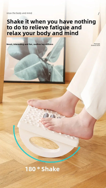 Ergonomic Office Foot Rest Stool Under Desk Adjustable Height Comfortable Footrest for Home Office Workstation Sofa