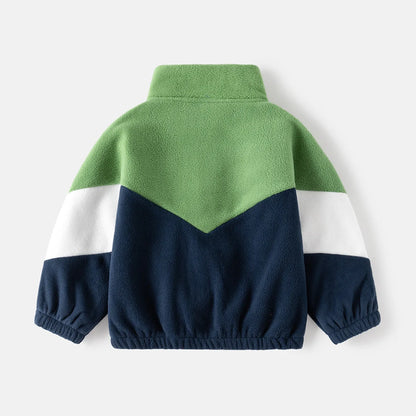 Children's Clothing   Autumn Winter Fleece Thicken Warm  Outwear Cute Cardigan Jackets Coats for  Kids