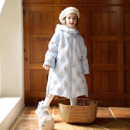 Winter Clothing 2025 Knee-length Down Cotton-padded Clothing Cold-proof Autumn and Winter Clothing