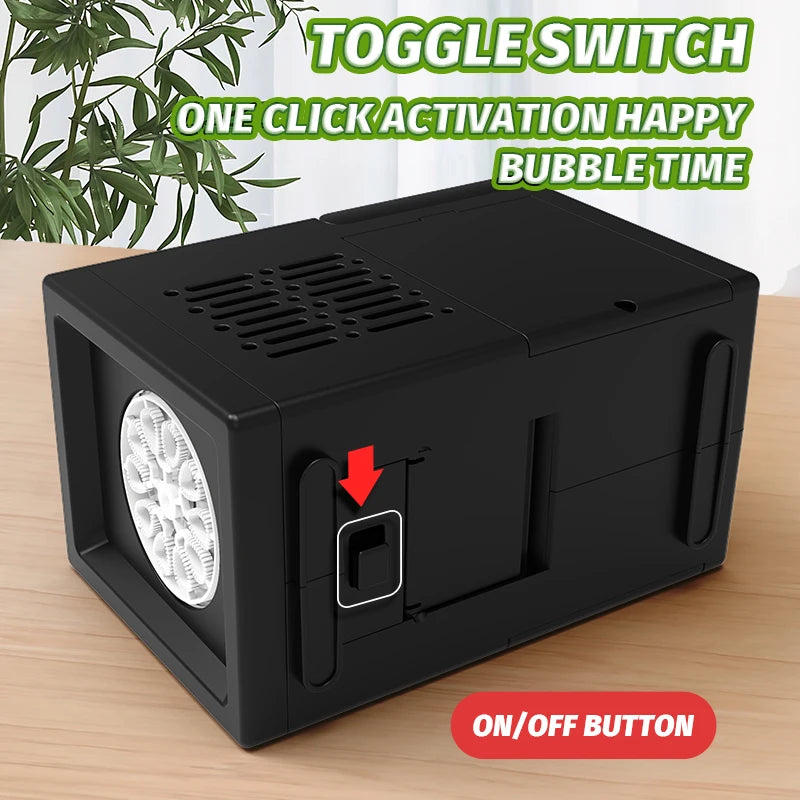 10 hole fully automatic bubble blowing handheld machine