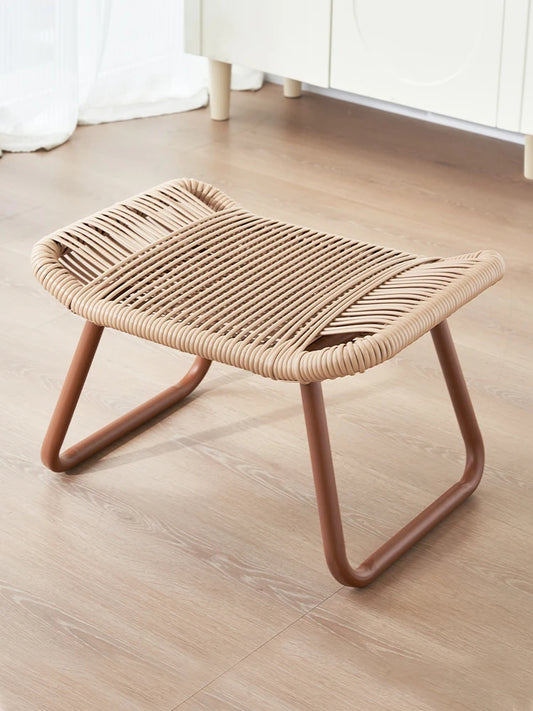 Footrest Stool Ottoman Pedal Leg Support Changing Seat Sofa Shoe Bench Entryway