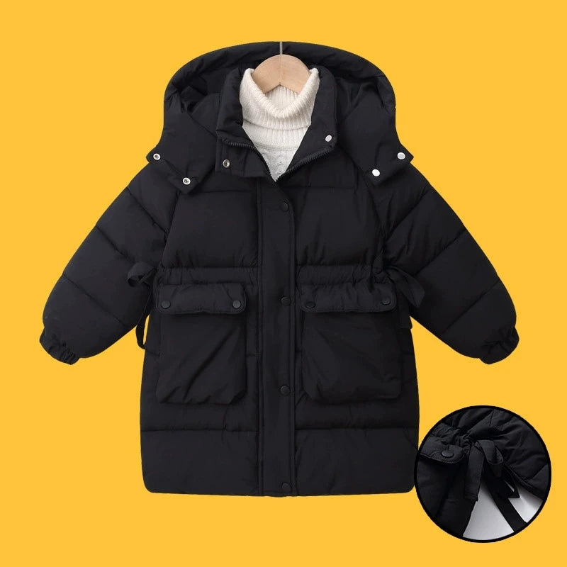 2025 New Winter Clothing for Girls Down Cotton Jacket for Children Cotton Jacket for Children Warm and Fashion Thick Coat