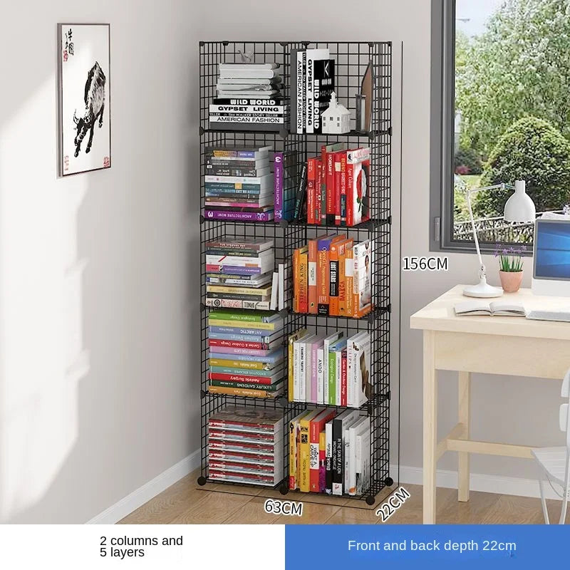 Furniture Floating Bookshelf Bookcase For Books Home Storage Toy Desk Organization Room Shelves Mobile Library