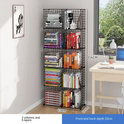 Furniture Floating Bookshelf Bookcase For Books Home Storage Toy Desk Organization Room Shelves Mobile Library