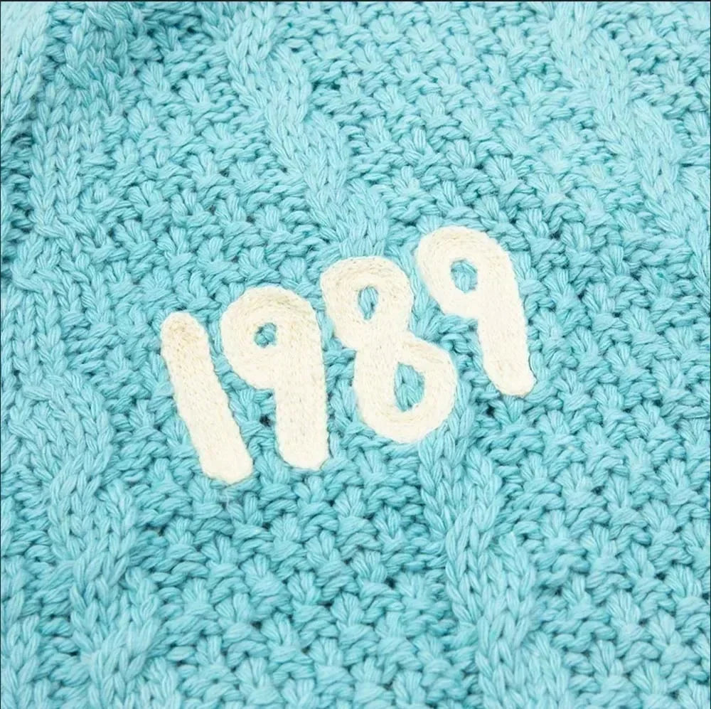 Cardigan For women Bird Embroidery Special Knit 1989 taylor Cardigan Slouchy Style Vintage Sweater