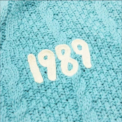 Cardigan For women Bird Embroidery Special Knit 1989 taylor Cardigan Slouchy Style Vintage Sweater