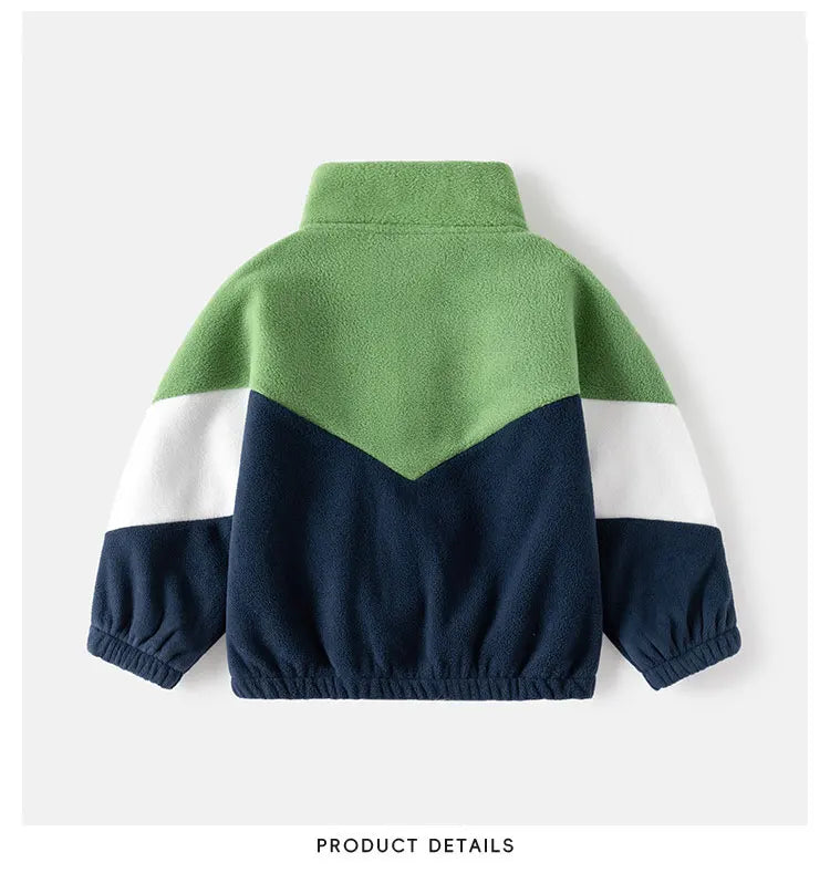 Children's Clothing   Autumn Winter Fleece Thicken Warm  Outwear Cute Cardigan Jackets Coats for  Kids