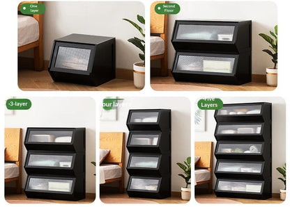 Modern Living Room Storage Cabinet Bookcase Display Cabinet Dresser Drawer Adjustable Shelves Doors Furniture Cabinet Home