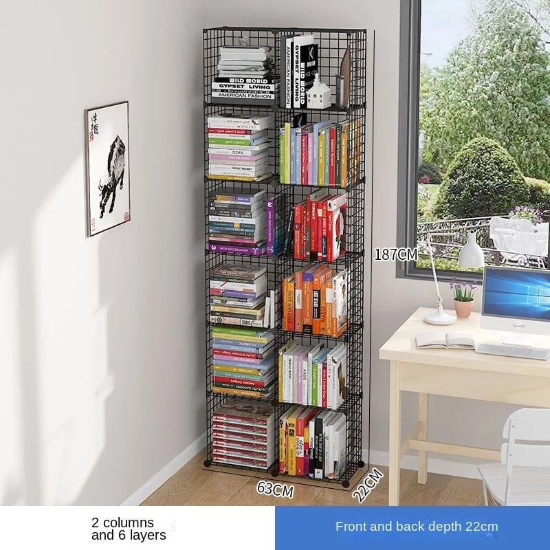 Furniture Floating Bookshelf Bookcase For Books Home Storage Toy Desk Organization Room Shelves Mobile Library