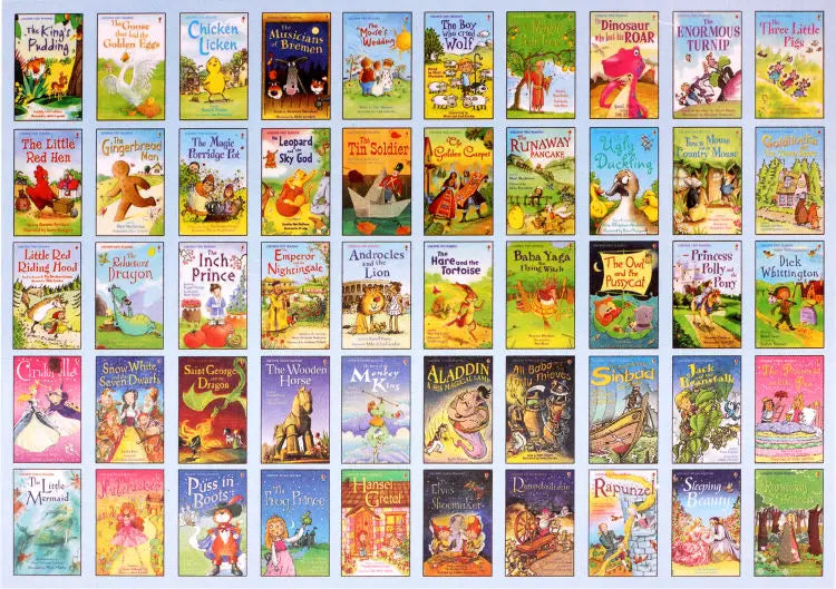 50 Books/Set Usborne My First Reading Library English Picture Books Baby Early Childhood Words Learning Gift For Kids learn