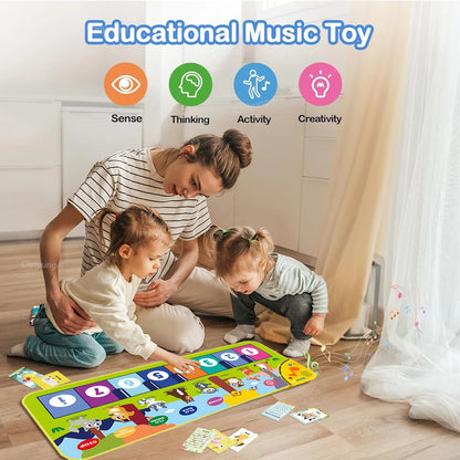 Piano Mat for Kids 80*30cm Toddler Birthday Gifts Music