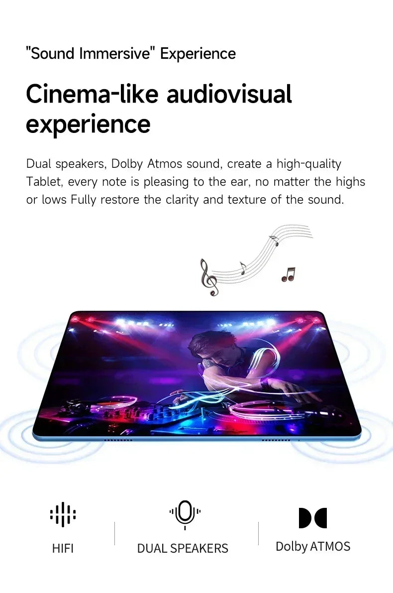2025 NEW Pad 15 Pro Tablet Android 14 22GB+2TB 20000mAh Snapdragon 888 Original Tablets PC 5G Dual SIM Card WIFI HD 4K Mi Tab